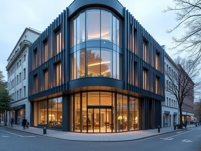 Façade moderne du bureau Groupe RH Innovant à Lyon, 27 Rue de la Paix